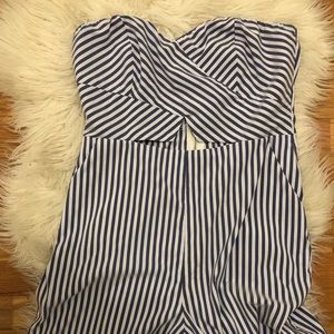 Fashion nova strapless jumpsuit